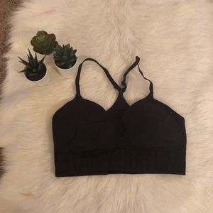 Under Armour sports bra- black Racerback